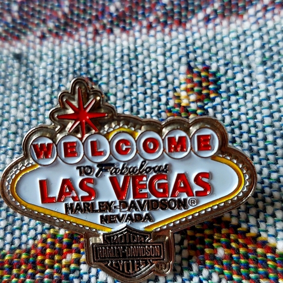 Las vegas harley davidson pin - Picture 1 of 3